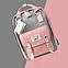Рюкзак Doughnut рожевий + сумочка Doughnut в подарунок Код 10-5819, фото 3