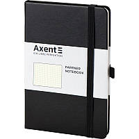 Записная книга блокнот Axent Partner 125x195мм 96л точка,черный (8306-01-A)