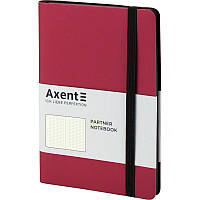 Записная книга блокнот Axent Partner Soft 125x195мм 96л точка,красный (8310-05-A)