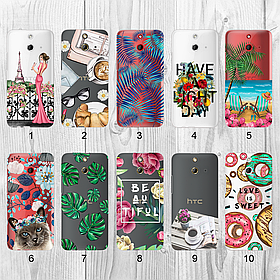 Силіконовий чохол з малюнком для HTC One E8 Dual Sim (new collection)