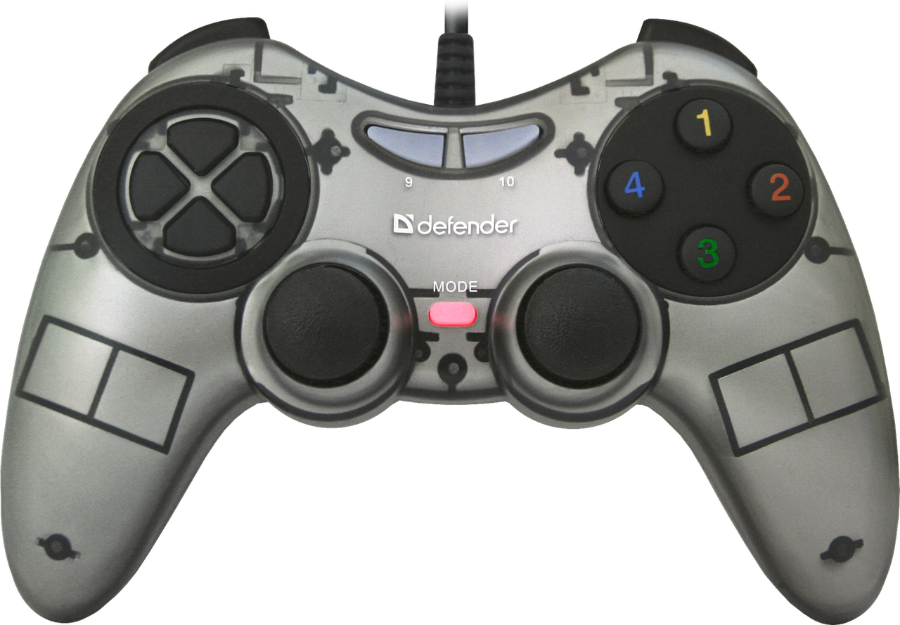 Провідний геймпад Defender Zoom USB Xinput, 10 кнопок, 2 стіки