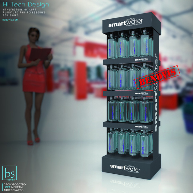 Підлогові торгові стійки Smart Water