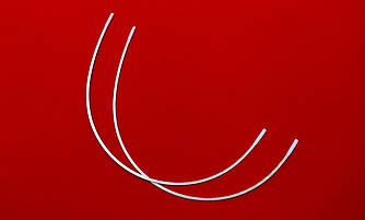 Кісточки для бюстгальтера No24,8 (пара) плоскі