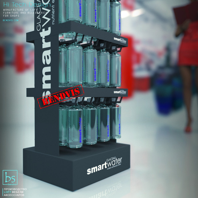 Підлогові торгові стійки Підлогові торгові стійки Smart Water для води