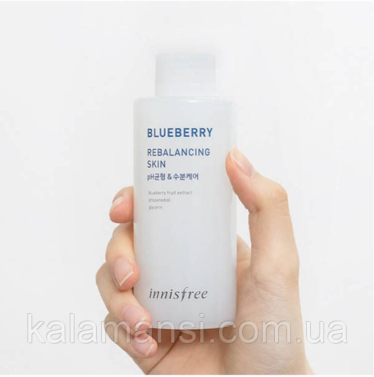 Балансуючий тонер з екстрактом чорниці Innisfree Blueberry Rebalancing skin 150мл