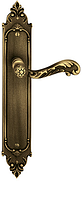 Ручка дверная на планке Tupai ROCOCO 2284 без отверстия бронза (Португалия)