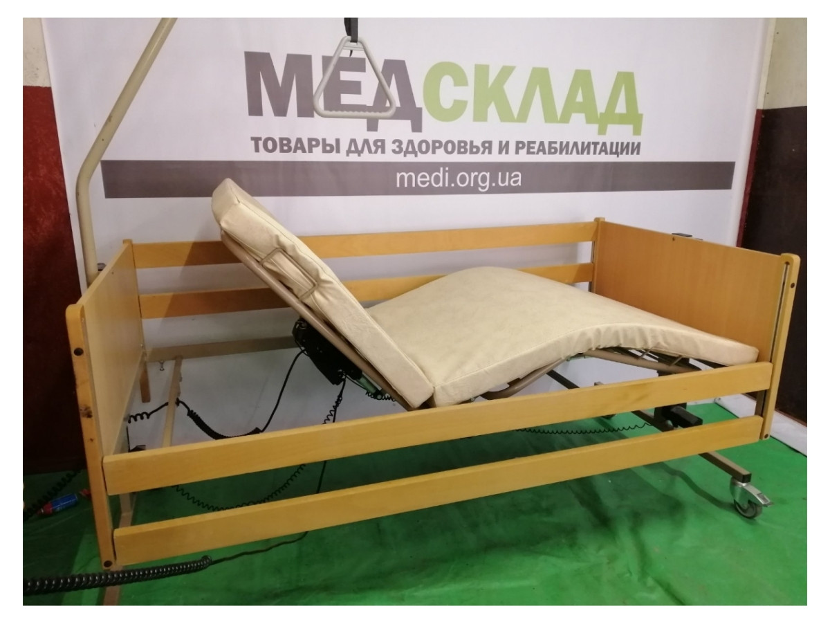Медичне ліжко Eloflex 185 з електроприводом 4-х секційна МАТРАЦ В ПОДАРУНОК