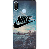 Силіконовий бампер чохол для Xiaomi Mi A2 Lite з малюнком Nike