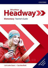 New Headway 5th Edition Elementary teacher's Guide with teacher's Resource Center / книга для вчителя