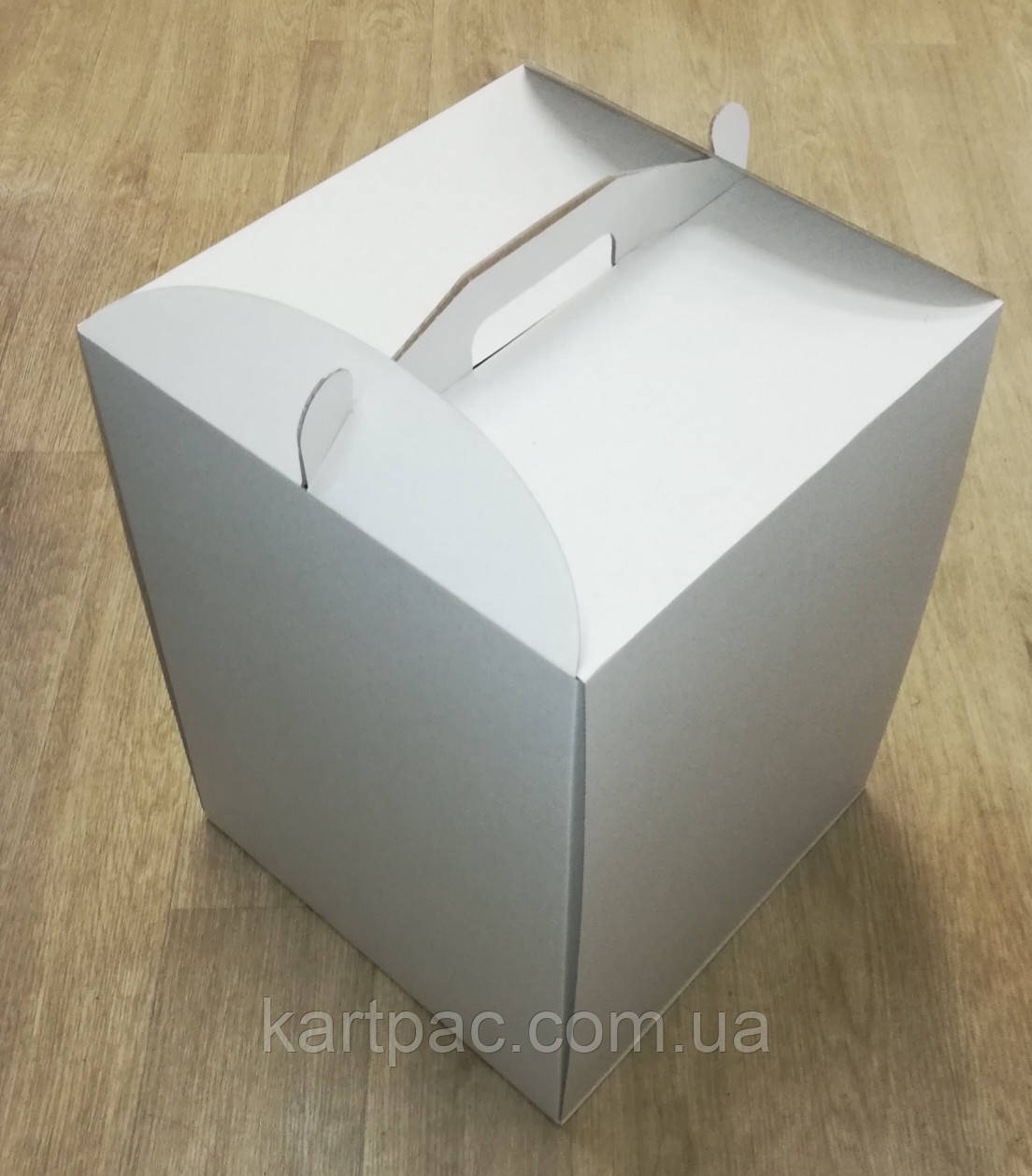Коробка для тортів із гофрокартону 300х300х400