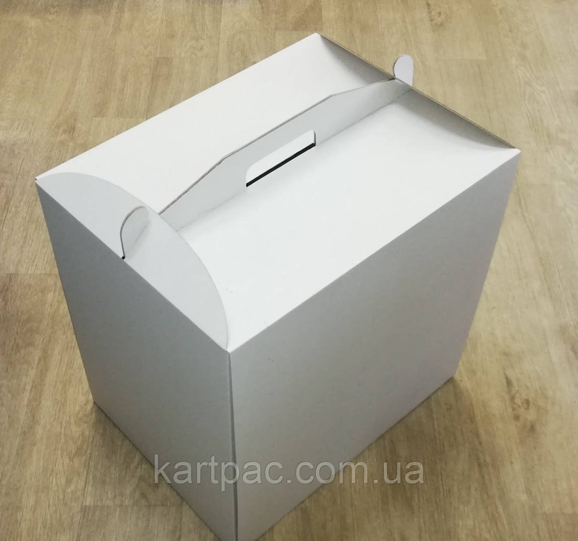 Коробка для тортов из гофрокартона 400х400х300 - фото 2 - id-p49276532
