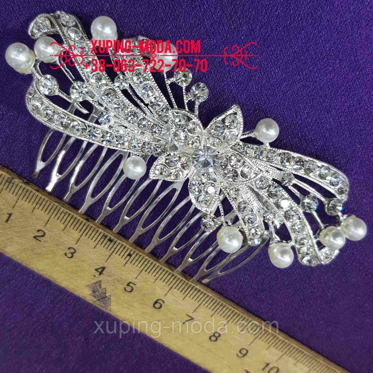 Шикарний гребінь. Недорога біжутерія, фото 1