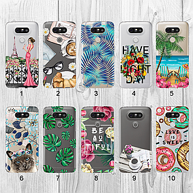Силіконовий чохол з малюнком для LG G5 SE H845 (new collection)