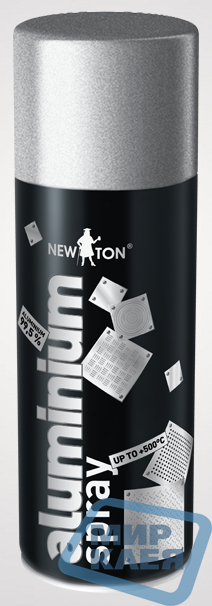 Емаль Ньютон Алюміній "ALUMINIUM SPRAY" NEWTON 400мл.