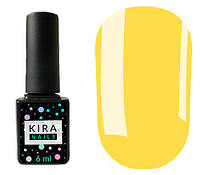 Гель-лак Kira Nails (Кира Наилс) 6 ml, 023 желтый с горчичным отливом