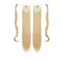 Хвіст шиньйон XR Hair Світло-пшеничний 55 см XR-509