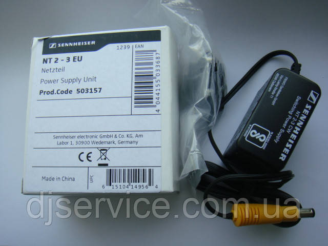БЖ для Sennheiser ew100g1 g2 , g3 NT 2-3 EU power supply 12V, фото 1