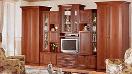 Стінка для вітальні (стенка, гостиная) ДСП/МДФ Марсель Новий ТВ Скай