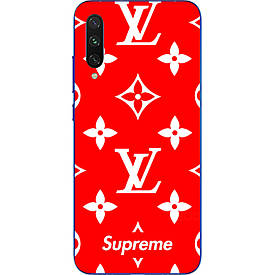 Бампер силіконовий чохол для Xiaomi Mi A3 Lite з картинкою Supreme