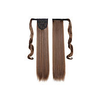 Хвіст шиньйон XR Hair Коричневий 55 см XR-528