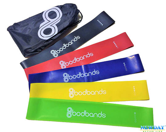 Стрічки опору «LOOP BANDS», набір 5 шт. + сумочка, фото 1