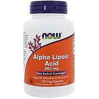 Alpha Lipoic Acid 250 mg NOW, 120 капсул