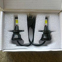 Світлодіодна лампа H7 24W(ціна за 1 штуку 12W) 6500K LED 3000LM, фото 3