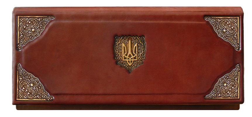 Планінг настільний шкіряний для офісу "Бароко", фото 1