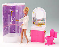 Мебель для куклы Ванная комната Gloria 98020