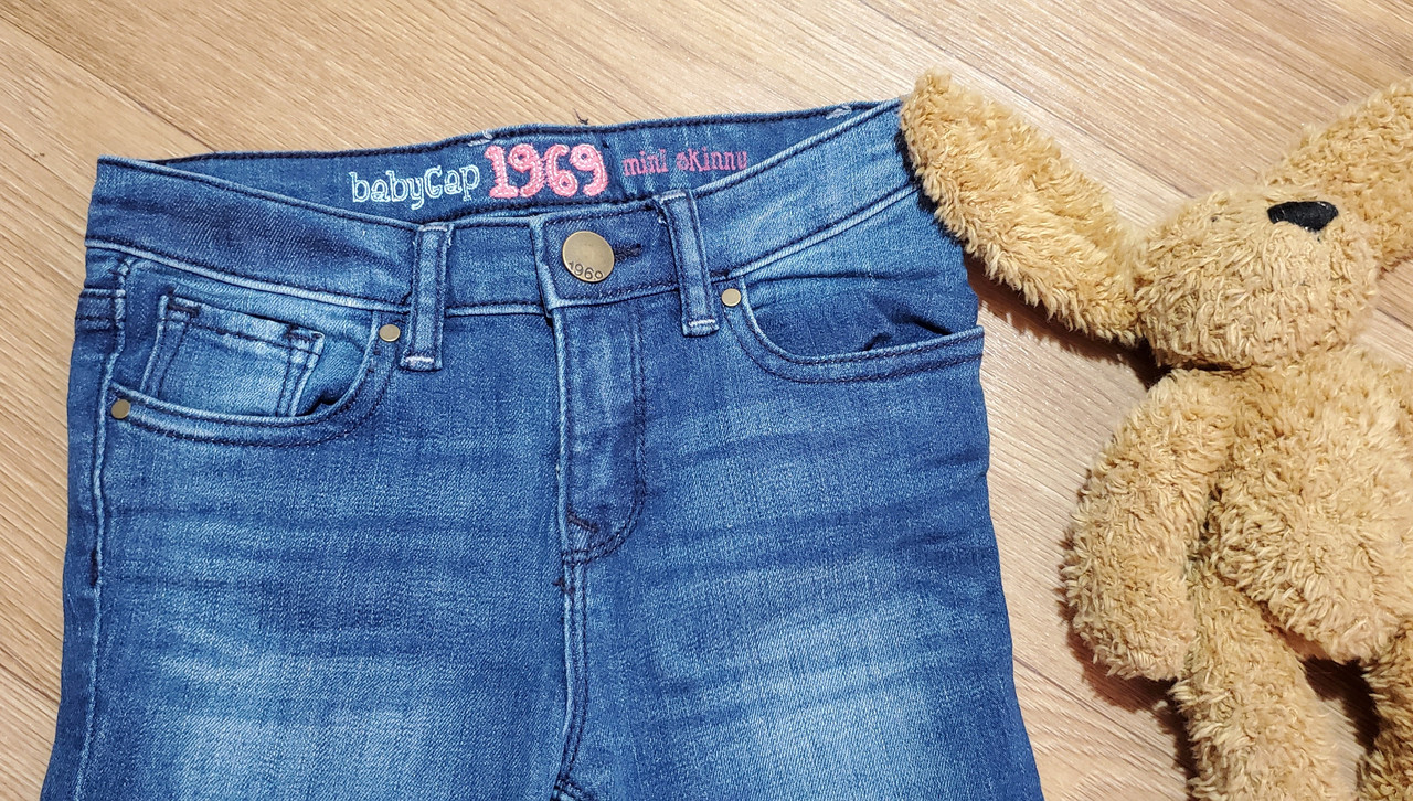 1. Cиние стрейчевые джинсы скинни на девочку ГАП Baby GAP Размер 5Т Рост 105-114 см - фото 5 - id-p1077704999