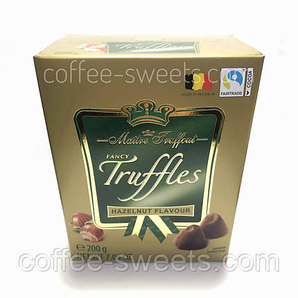 Цукерки трюфелі Maitre Truffout Truffles з фундуком 200g, фото 1