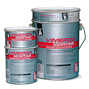 Двокомпонентна епоксидна склеювальна розчин-паста Вімепокс Мортар / Vimepox Mortar, 1 кг