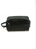 Чоловічий шкіряний несессер косметичка для подорожей стильна якісна