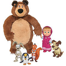 Іграшки з серії Маша і ведмідь