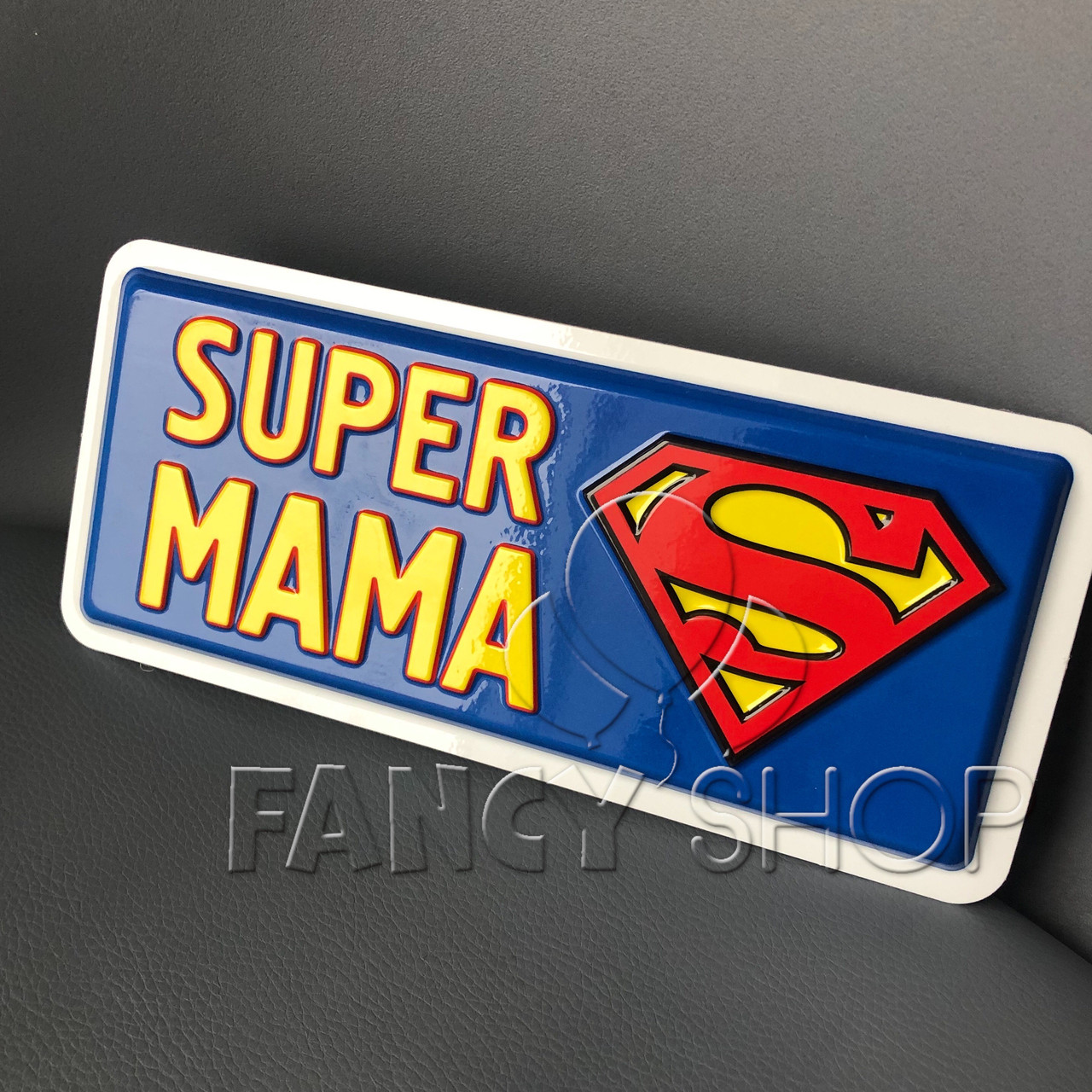 Табличка з гумором "Super мама", Табличка прикол "Супер мама"