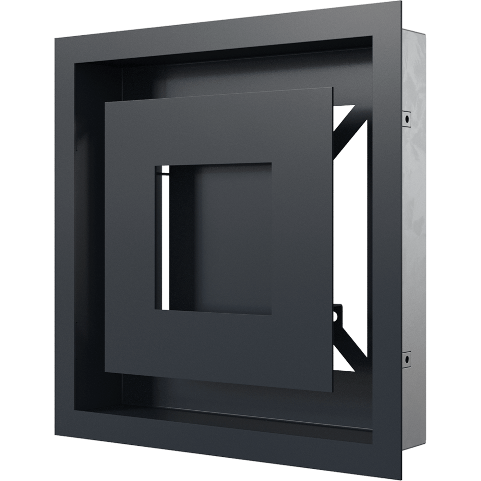 РЕШИТКА WIND ГРАФІТОВА 22*22 - фото 1 - id-p1077803131