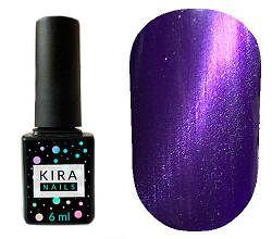 Гель-лак Kira Nails (Кіра Наілс) 6 ml котяче око 006 фіолетовий