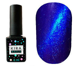 Гель-лак Kira Nails (Кіра Наілс) 6 ml Котяче око 008 синій