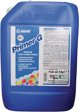 Грунт-концентрат Mapei Primer G 5 кг, фото 2