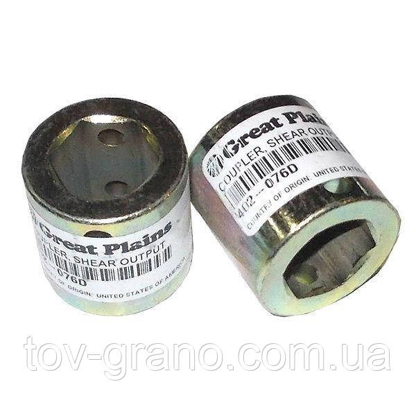 Втулка 402-076D-з'єднувач 6-гран. валів 7/8" Great Plains YP1625 417-531D PD8070, фото 1