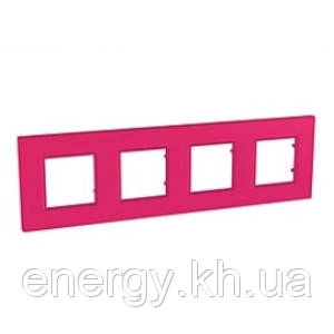 Рамка 4 пост. Unica Quadro Pink MGU4.708.27