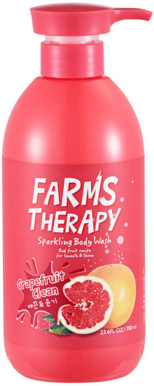 Гель для душу на основі мінеральної води Farms Therapy "Грейпфрут" 700 мл (089180)