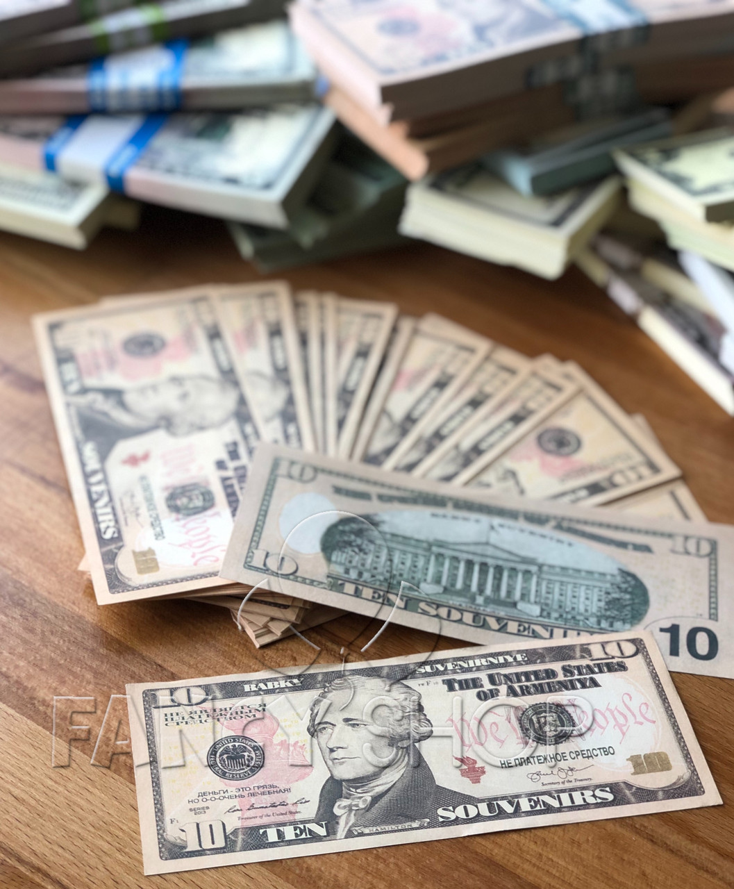 Сувенірні гроші "10 доларів", Сувенирные деньги "10 долларов"