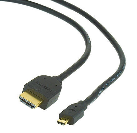 Кабель Gembird HDMI-microHDMI v.2.0 3m Black (CC-HDMID-10), фото 1