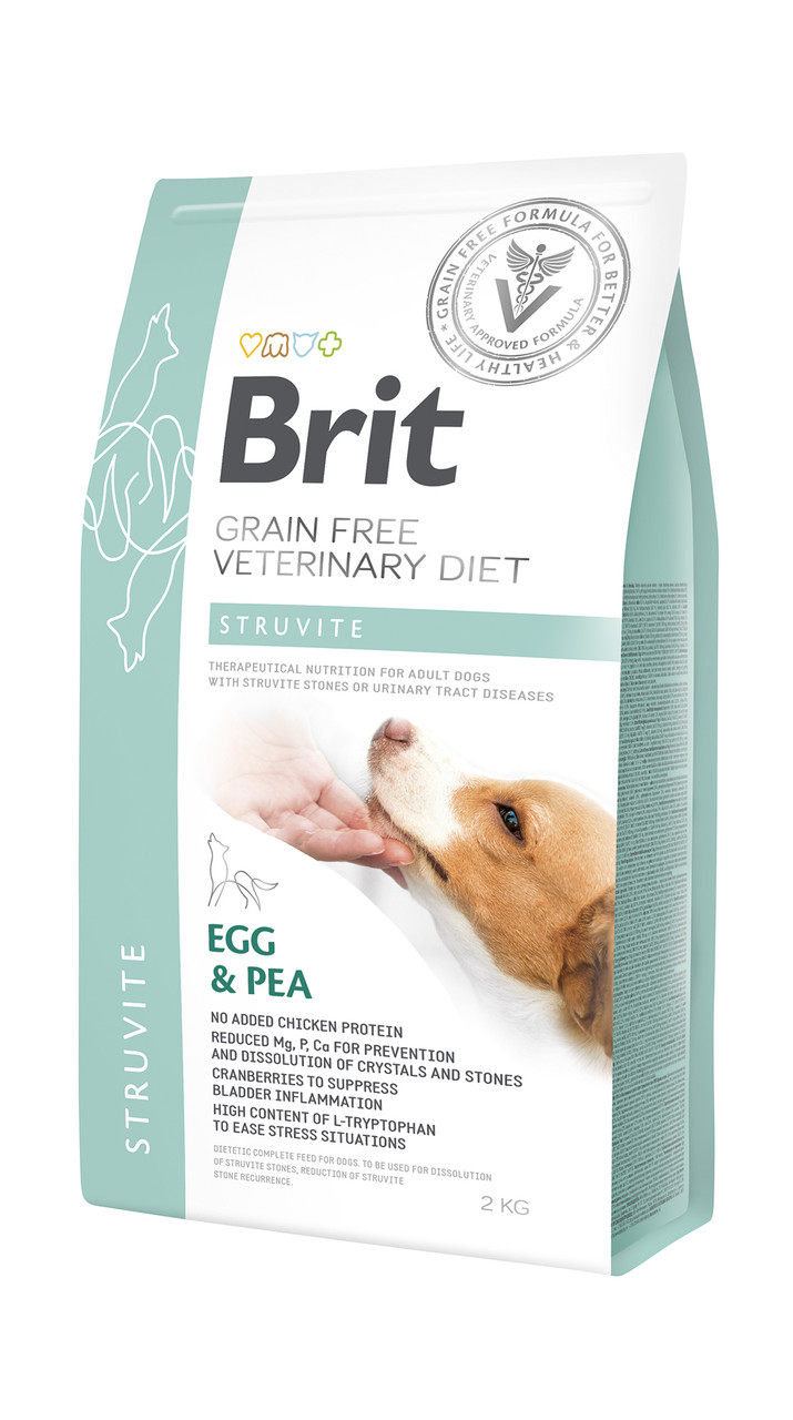 Сухий корм для собак Brit Veterinary Diet Dog Struvite при струвитном типі сечокам'яної хвороби 2кг