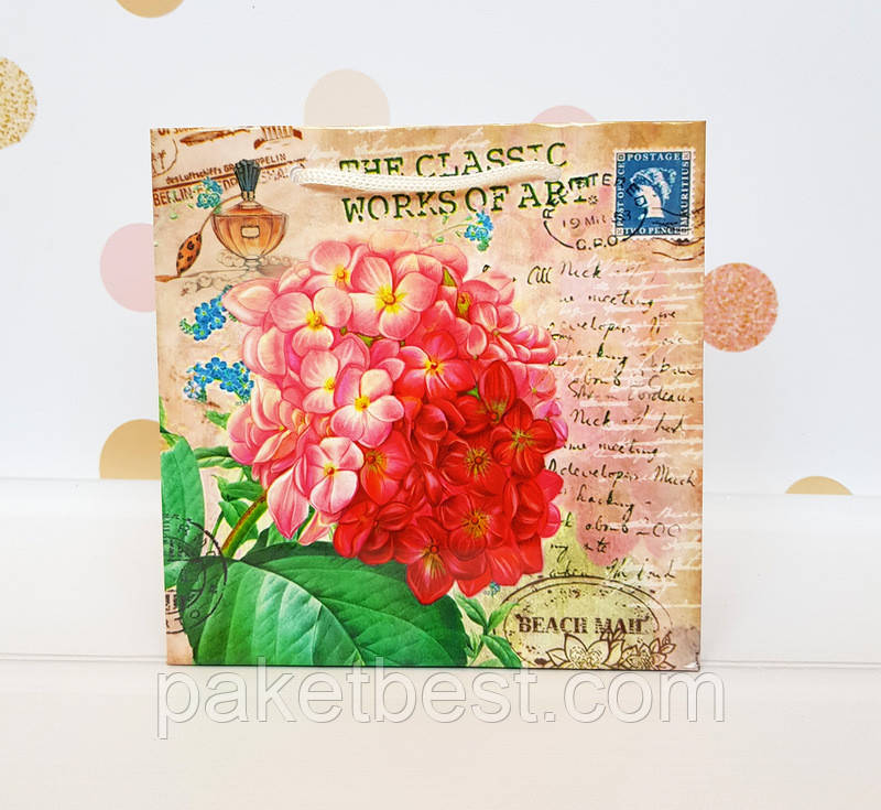 Подарунковий пакет ЧАШКА 16х16х7,5