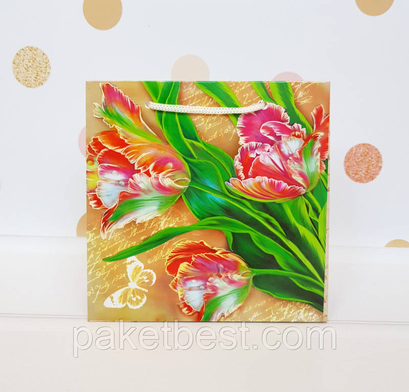 Подарунковий пакет ЧАШКА 16х16х7,5