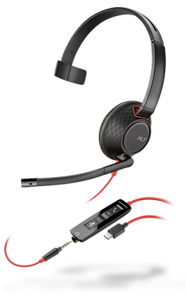 Гарнітура для кол-центру Plantronics BLACKWIRE C5210-C, фото 1