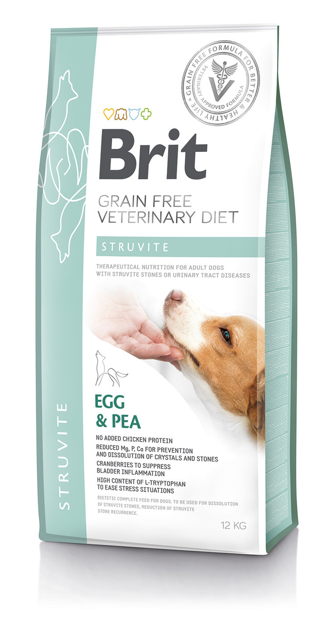 Сухий корм для собак Brit Veterinary Diet Dog Struvite при струвитном типі сечокам'яної хвороби 12кг