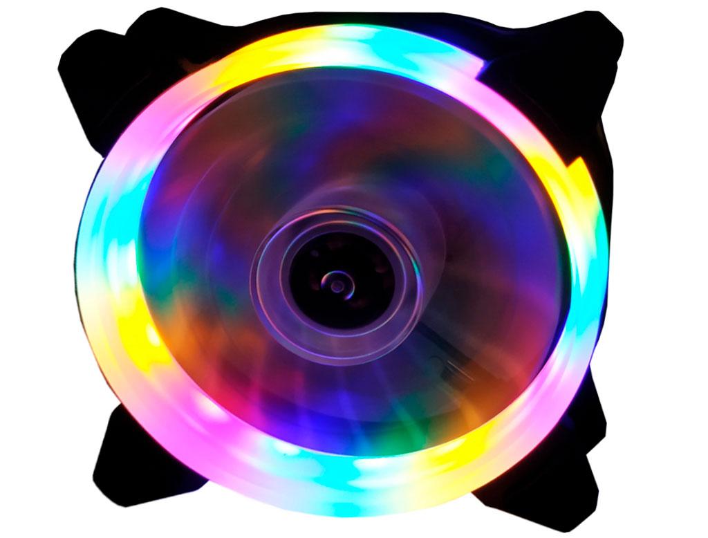 Вентилятор (кулер) для корпусу Cooling Baby 120мм Rainbow LED 12025HBRB-1